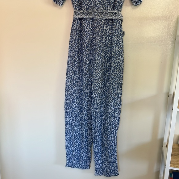 Ulla Johnson Reiko Jumpsuit in Blue Tiny Floral - Picture 13 of 15